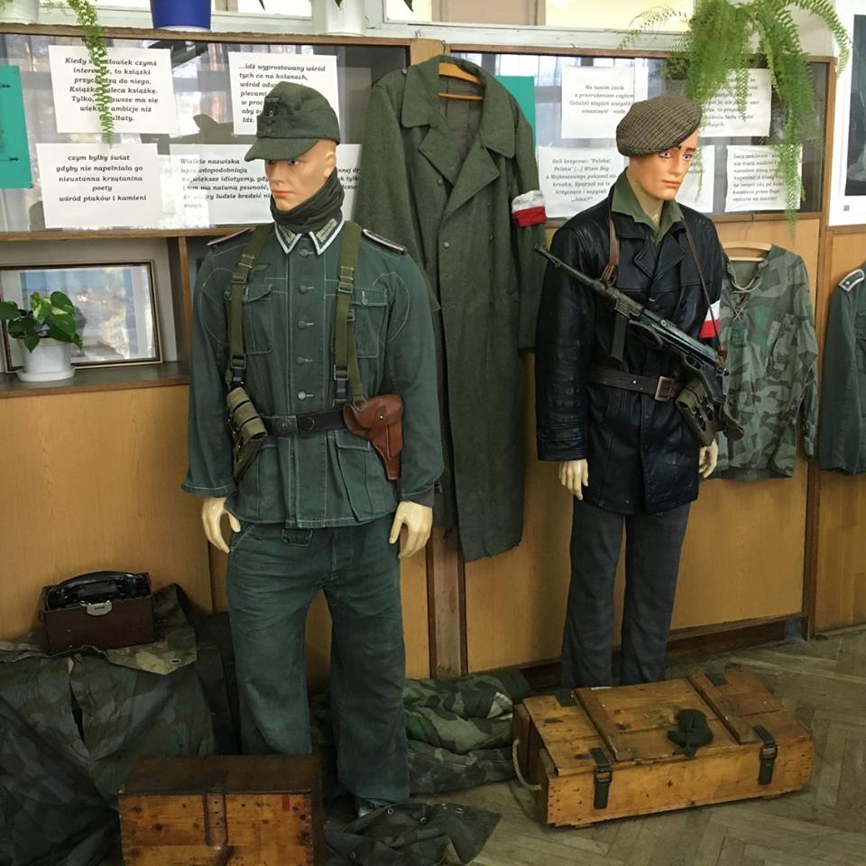Diorama przedstawiająca ubiór żołnierzy II wojny światowej - Sikorski Model Show
