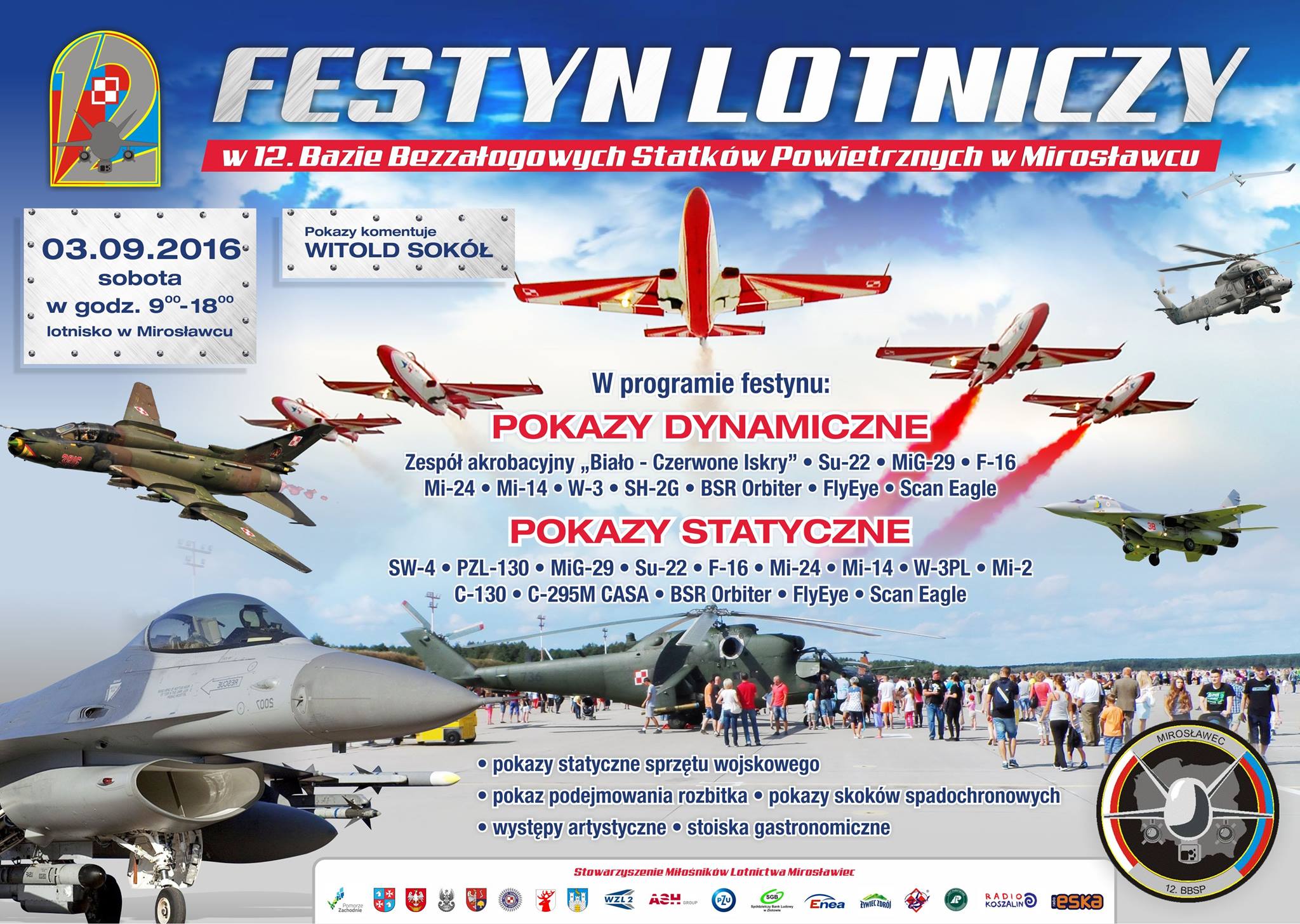 Festyn 12 BBSP Mirosławiec - plakat